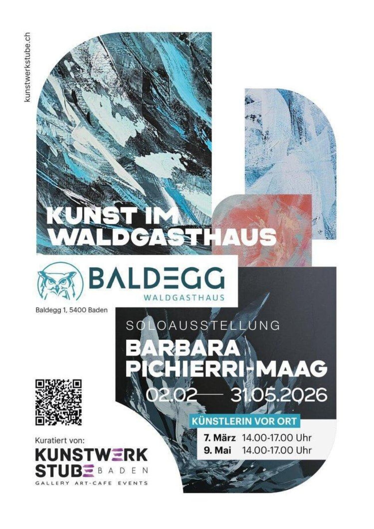 Poster für Kunst im Waldgasthaus Baldegg