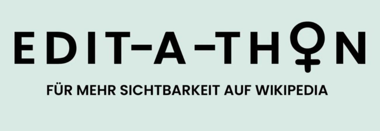 Poster für Edit-a-thon