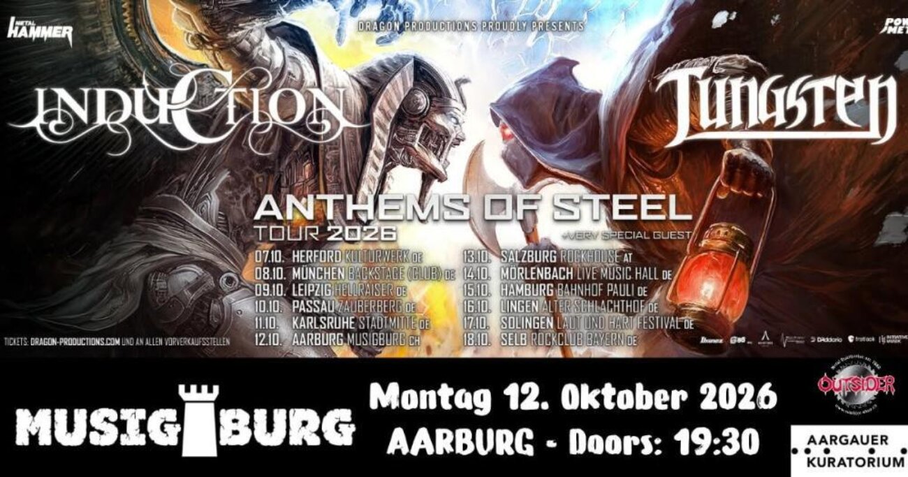 Poster für Induction (CZ) & Tungsten (SWE