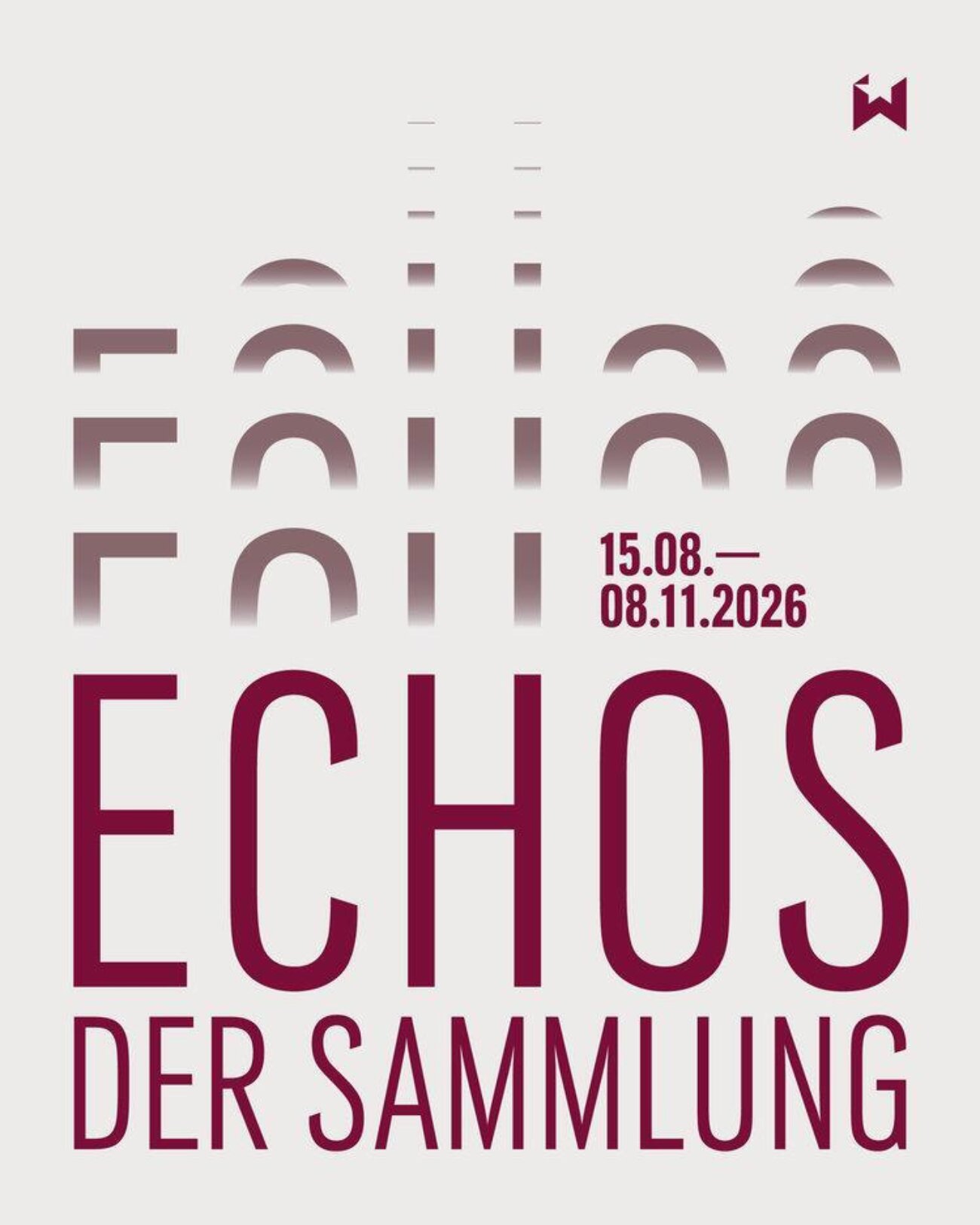 Poster für Vernissage