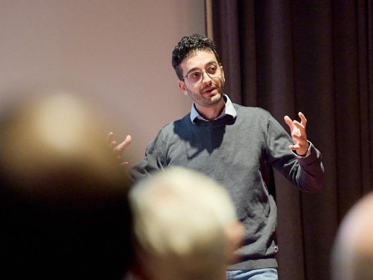 Poster für KI-Experten-Vortrag