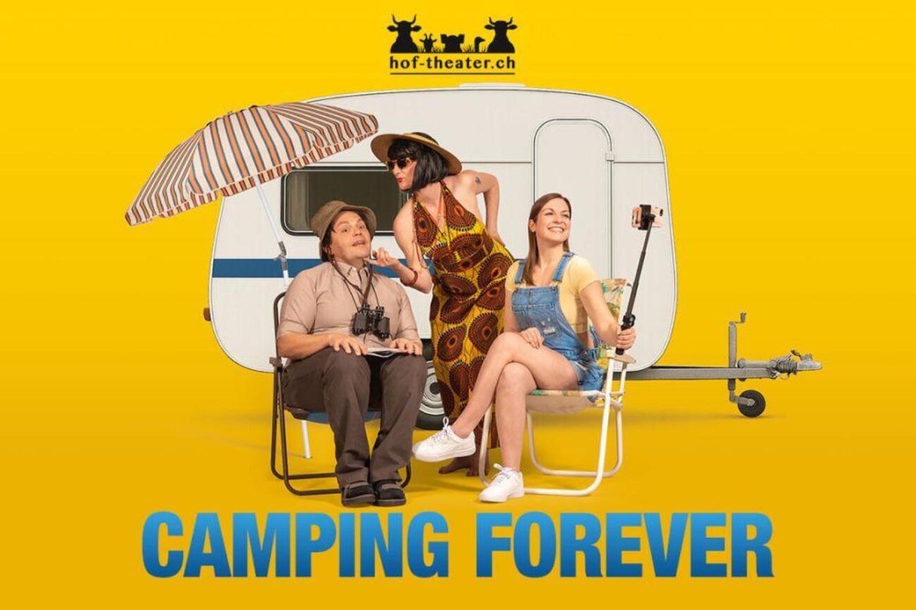 Poster für Hof-Theater: Camping forever
